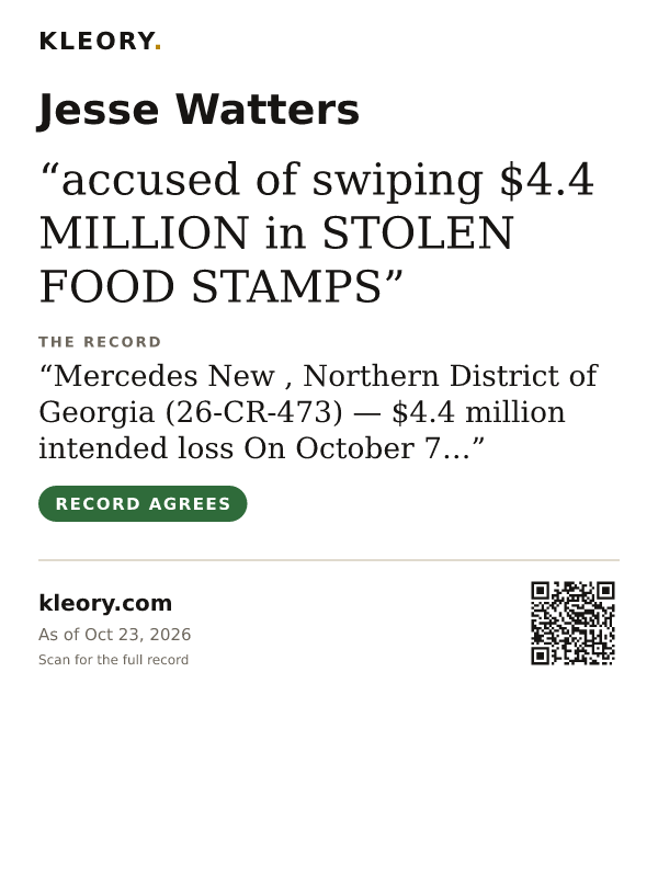 Tee with the Jesse Watters card on the front