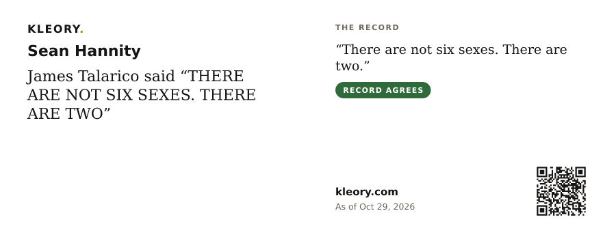 Mug with the Sean Hannity card, quote side